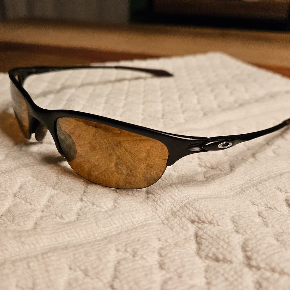 Oakley Half Wire Sunglasses - VINTAGE - Carbon Gold Iridium